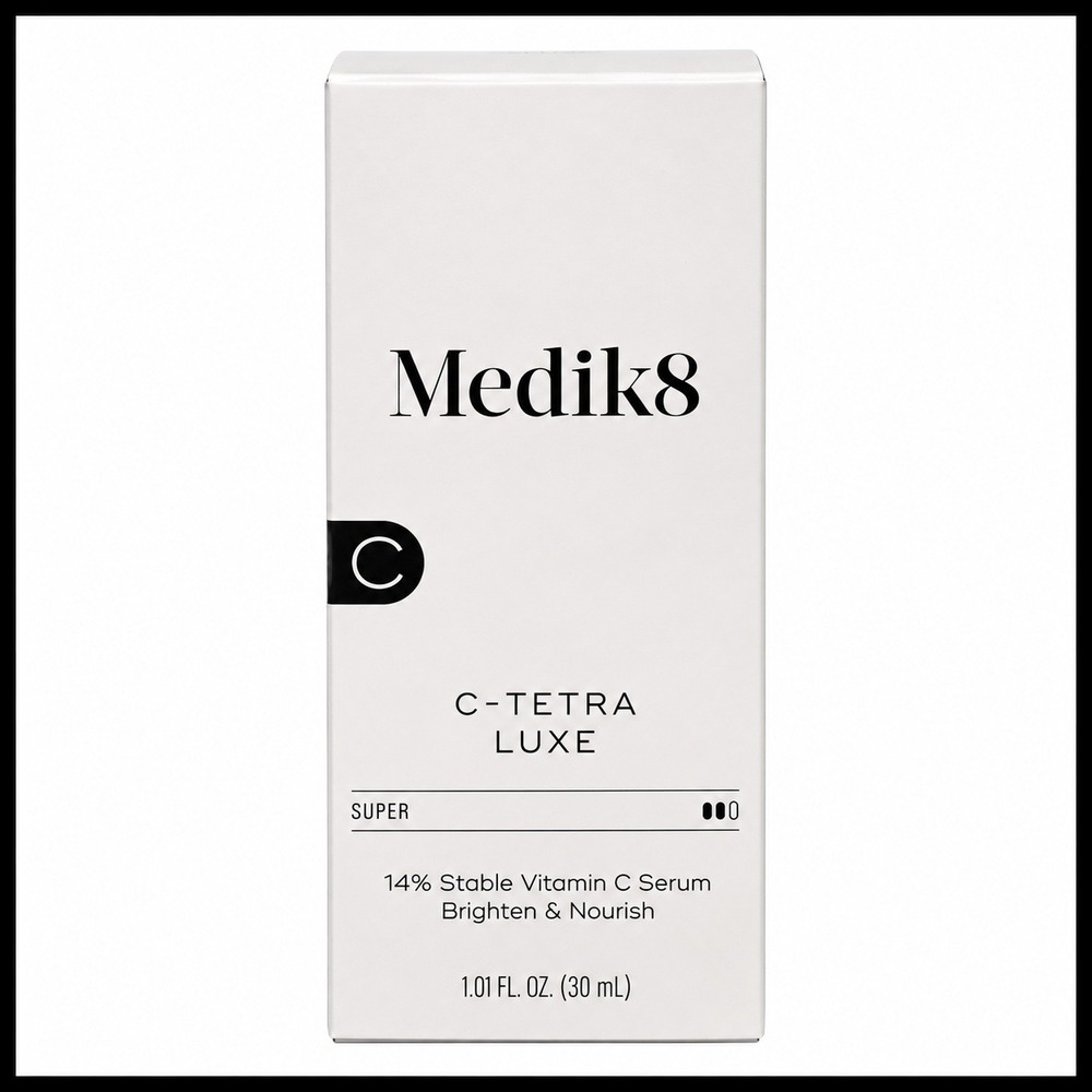 Medik8 C-Tetra Luxe 14% Stable Vitamin C Serum Brighten & Nourish 1.01 fl oz NEW